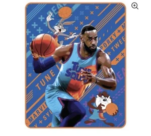 Space Jam A New Legacy Silky Soft Throw 40" x 50 " Blanket Lebron James - Picture 1 of 1