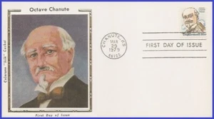USA4 #C93 U/A COLORANO SILK FDC Octave Chanute - Picture 1 of 1