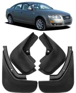 Genuine Full Set Splash Guards Mud Flaps Fender For 2006-2010 Audi A6 C6 Sedan - Picture 1 of 8