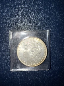 1886 Morgan Silver Dollar Uncirculated BU Coin - Picture 1 of 3