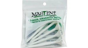 MARTINI Golf Tees - 3 packs of 5 White ORIGINAL tees 3 1/4" - Picture 1 of 1