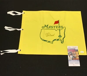 Viktor Hovland Signed Undated Masters Flag - JSA #VV50240 - Picture 1 of 2