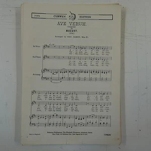 vocal score AVE VERUM mozart - oakey , two-part song - Picture 1 of 1