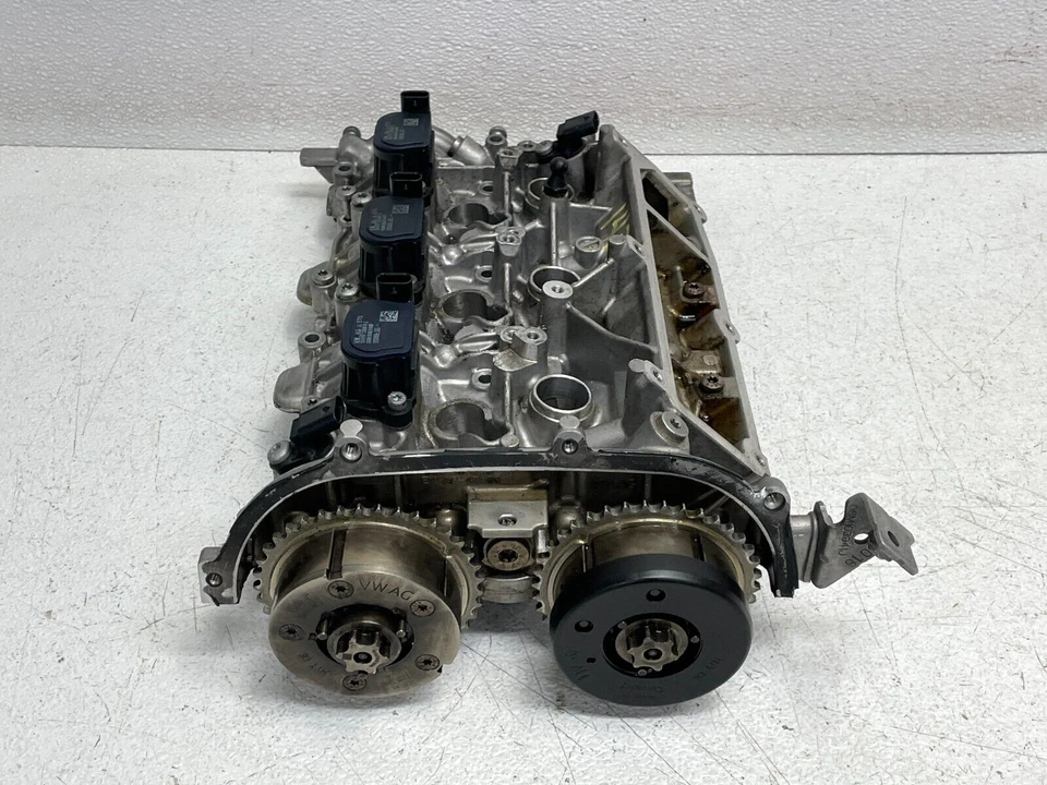 2018 2019 2020 Audi S5 Left Engine Cylinder Head W/Camshafts 3.0L 1433 OEM - Image 1 of 4