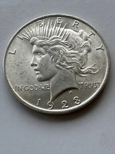 1923 Peace Dollar - Uncirculated - Picture 1 of 2