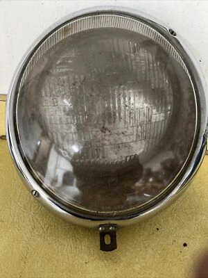 HELLA VW ESCARABAJO PORSCHE 356C CROMO MONTAJE FARO SB19 CON LUZ Foto 1 de 4