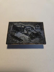 Stempel zum Basteln ➔ LASTKRAFTWAGEN ➔ DDR ➔ Klischee ➔ RARITÄT *Gummi auf Holz* - Bild 1 von 2