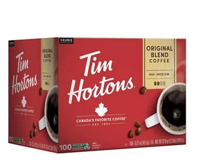 Tim Hortons Original Blend Coffee K-Cups single serve pods Premium (100 ct.) - Bild 1 von 3