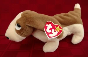 Ty Beanie Baby - Rastreador - Bassett - Con Etiquetas - Retirado - Excelente Estado - Imagen 1 de 9