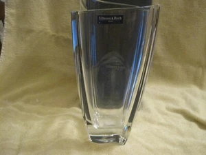 JARRÓN VILLEROY and Boch CRISTAL PESADO 10"-ELEGANTE-NUEVO - Imagen 1 de 22