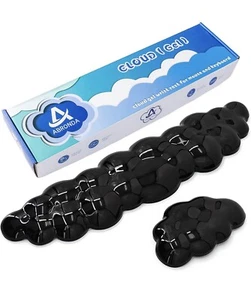 Keyboard And Mouse Wrist Set Gel Cloud - New Open Box - Color Black - Picture 1 of 4