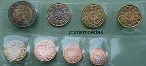 Portugal KMS 2010 monedas de 1 céntimo a 1 euro + 2 euros moneda conmemorativa República - Imagen 1 de 1