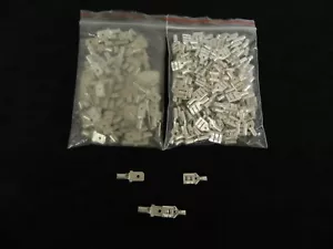 50 PK 10-12 GAUGE UNINSULATED QUICK DISCONNECT FEMALE MALE .250 25 PCS EACH - Picture 1 of 4