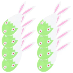 8 Pcs Rabbit Head Cutlery Bag Banquet Spoon and Fork Holder Party - Picture 1 of 12