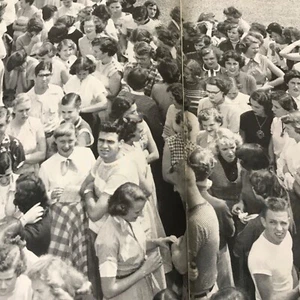 1953 Lenoir-Rhyne Univ College Yearbook Hickory NC HACAWA 1950s Fashions 50s LRU - Imagen 1 de 8
