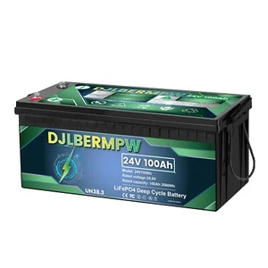 24V 100AH LiFePO4 Energy Storage Battery BMS Lithium Battery for RV Solar Home - Picture 1 of 6