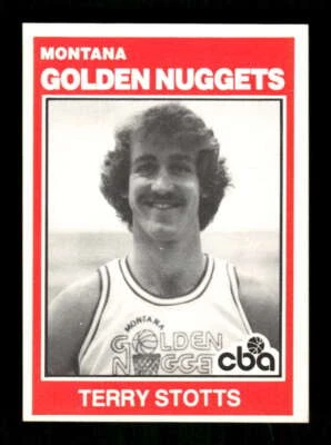 1981-82 TCMA CBA Montana Golden Nuggets 68 Terry Stotts  true RC BXCP40 - Image 1 of 2