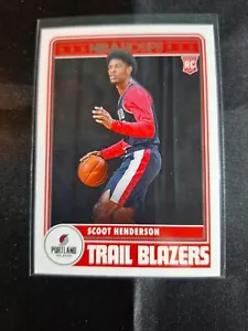 2023-24 PANINI NBA HOOPS TRIBUTE #297 SCOOT HENDERSON RC PORTLAND TRAIL BLAZERS - Picture 1 of 2