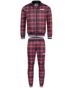 Lonsdale Slimfit karierter Trainingsanzug Wickstone - Bild 1 von 8