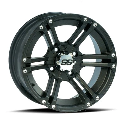 ITP SS212 Wheel 14x6 4/156 Matte Black 4+2 Polaris RZR 800 S (2009-2014) ATV/UTV - Image 1 of 3