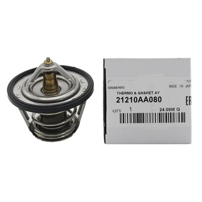 21210AA080 OEM NonTurbo Subaru Engine Thermostat w/Gasket Tribeca Legacy Impreza - Image 1 of 4