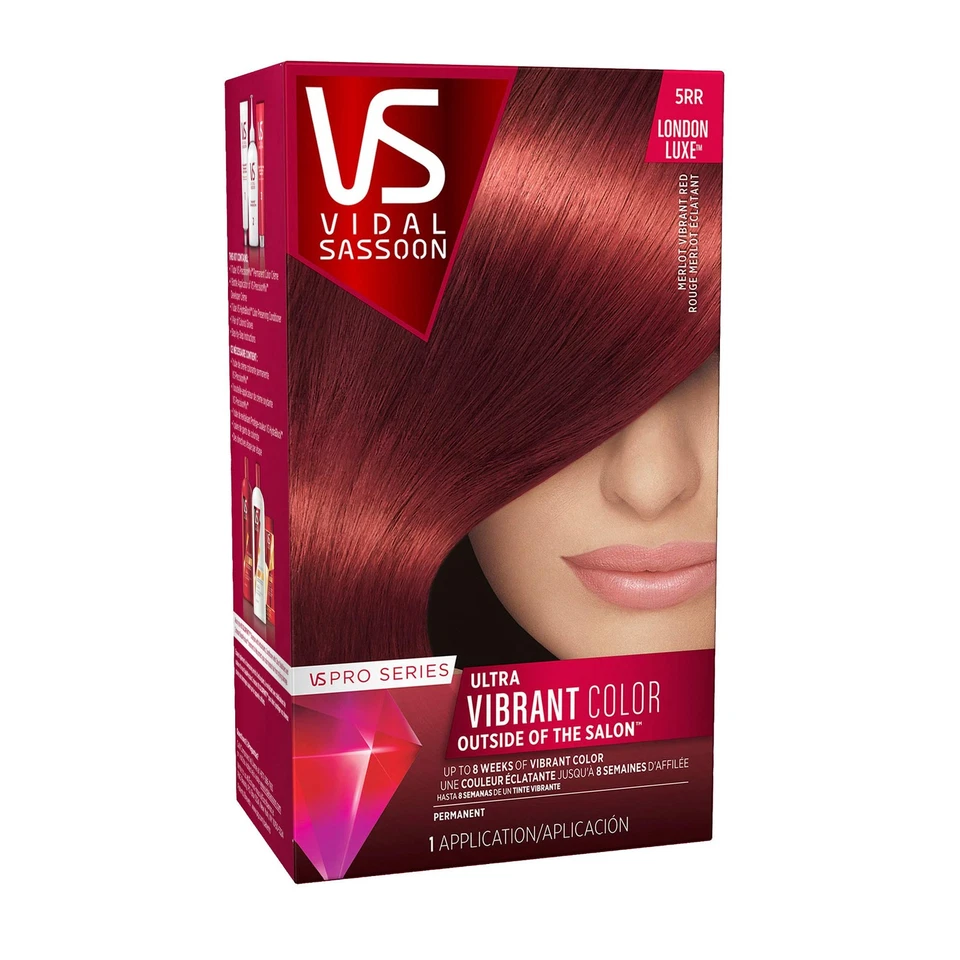 B1 G1 con 20% de descuento Vidal Sassoon 5RR Merlot rojo vibrante color/tinte permanente para el cabello Foto 1 de 1