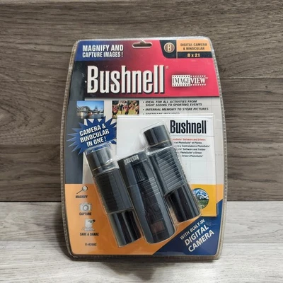 BINOCULARES BUSHNELL Vista Imagen Con CÁMARA DIGITAL INCORPORADA 8X21 NUEVOS Foto 1 de 4