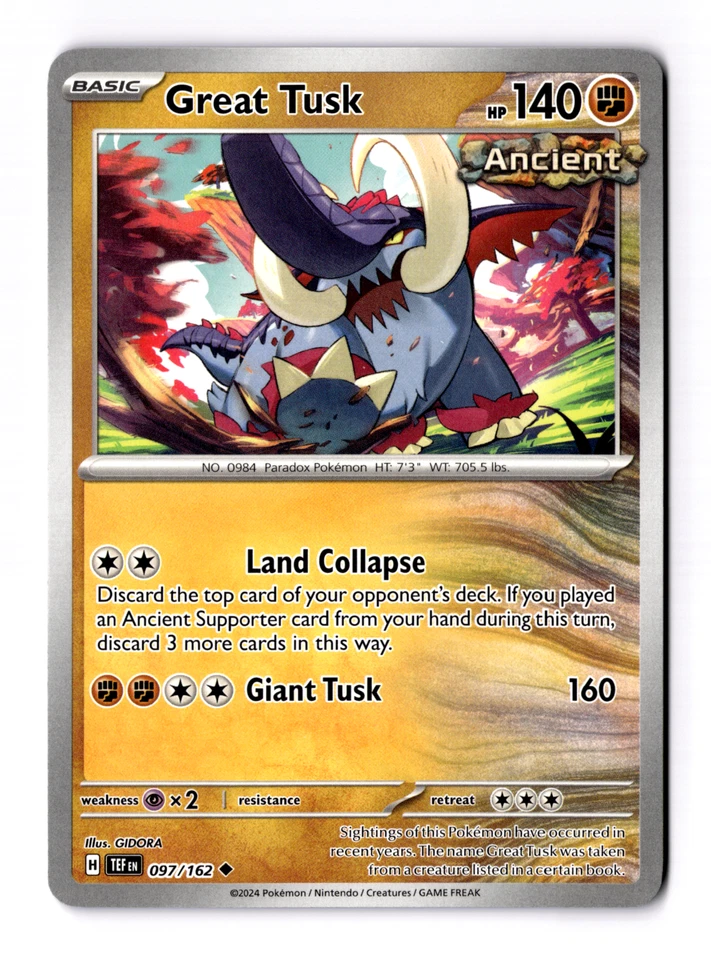 Great Tusk 097/162 SV05: Temporal Forces Regular - Image 1 of 3