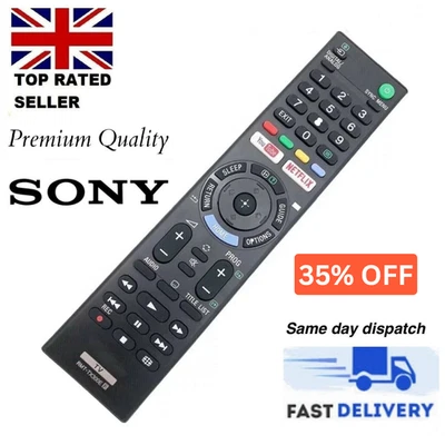 UNIVERSAL SONY TV REMOTE CONTROL WORKS ALL MODELS SONY BRAVIA LCD/LED/3D TVs UK - Image 1 of 4