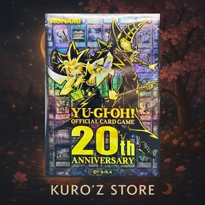 Yu-Gi-Oh 20th Anniversary Gold Sleeve 100pcs Yugi Dark Magician Japanese NEW - Picture 1 of 6
