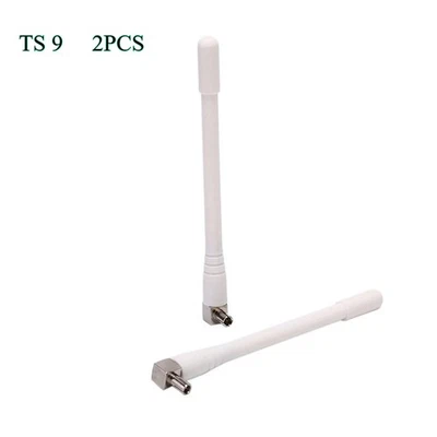 TS9 WIFI 2pcs/lot White 79mm WiFi antenna 4G antenna TS9 Wireless Router Antenna - Image 1 of 4