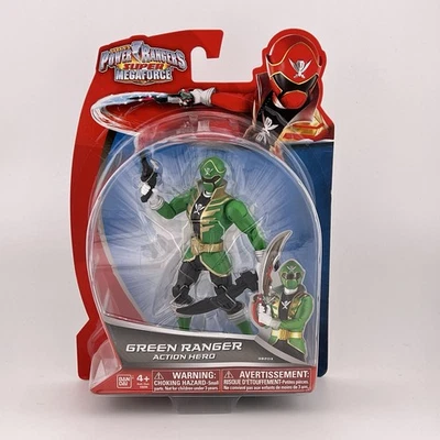 Figura de héroe de acción Power Rangers Super Megaforce Green Ranger Bandai vendedor de EE. UU. Foto 1 de 4