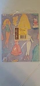 Vintage 1980er Barbie Geschenkverpackung Pak versiegelt Gibson Greetings Inc. Papierpuppen - Bild 1 von 6