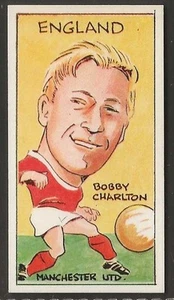 REDDISH MAID-INTERNATIONAL FOOTBALLERS 1965-#03- MANCHESTER UTD - BOBBY CHARLTON - Picture 1 of 2