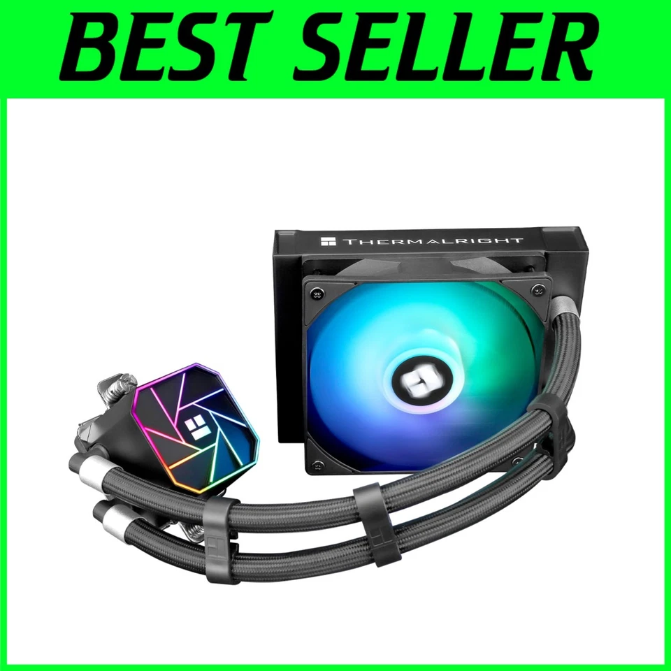Efficient Aqua Elite 120 V3 Liquid CPU Cooler - RGB Sync & Low Noise Operation - Image 1 of 4