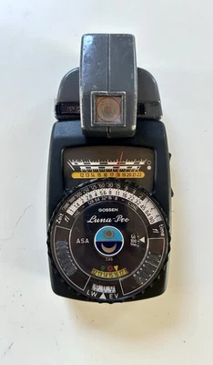 Medidor de luz analógico Gossen Luna Pro con adaptador de medidor puntual Foto 1 de 4