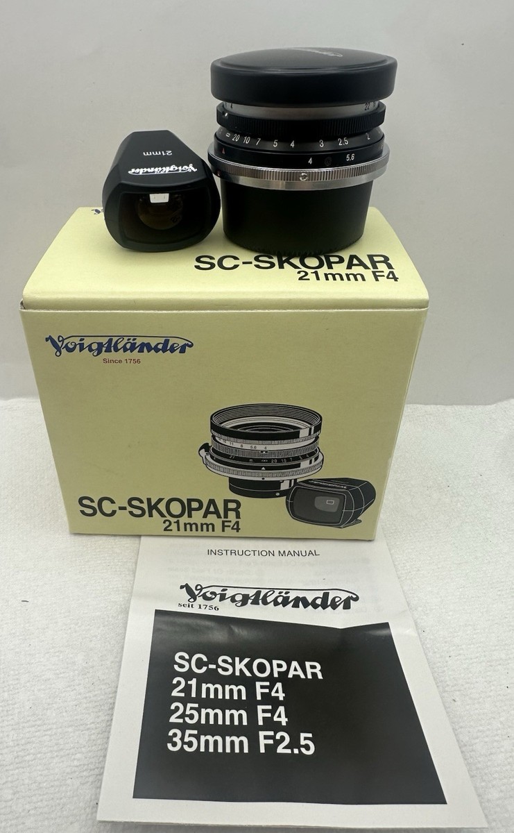 Voigtlander f 4 Camera Lenses 21mm Focal for sale | eBay