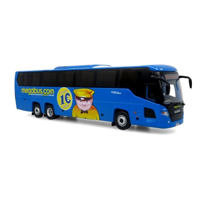 Iconic Replicas 87-0472 1:87 Megabus France Scania Touring HD Coach Diecast - Image 1 of 1