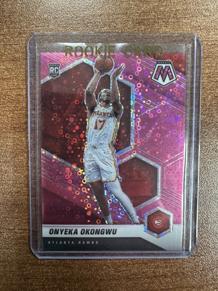 2020-21 Panini Mosaic - Rookie Onyeka Okongwu #225 Pink Disco  Prizm /20 (RC) - Image 1 of 1