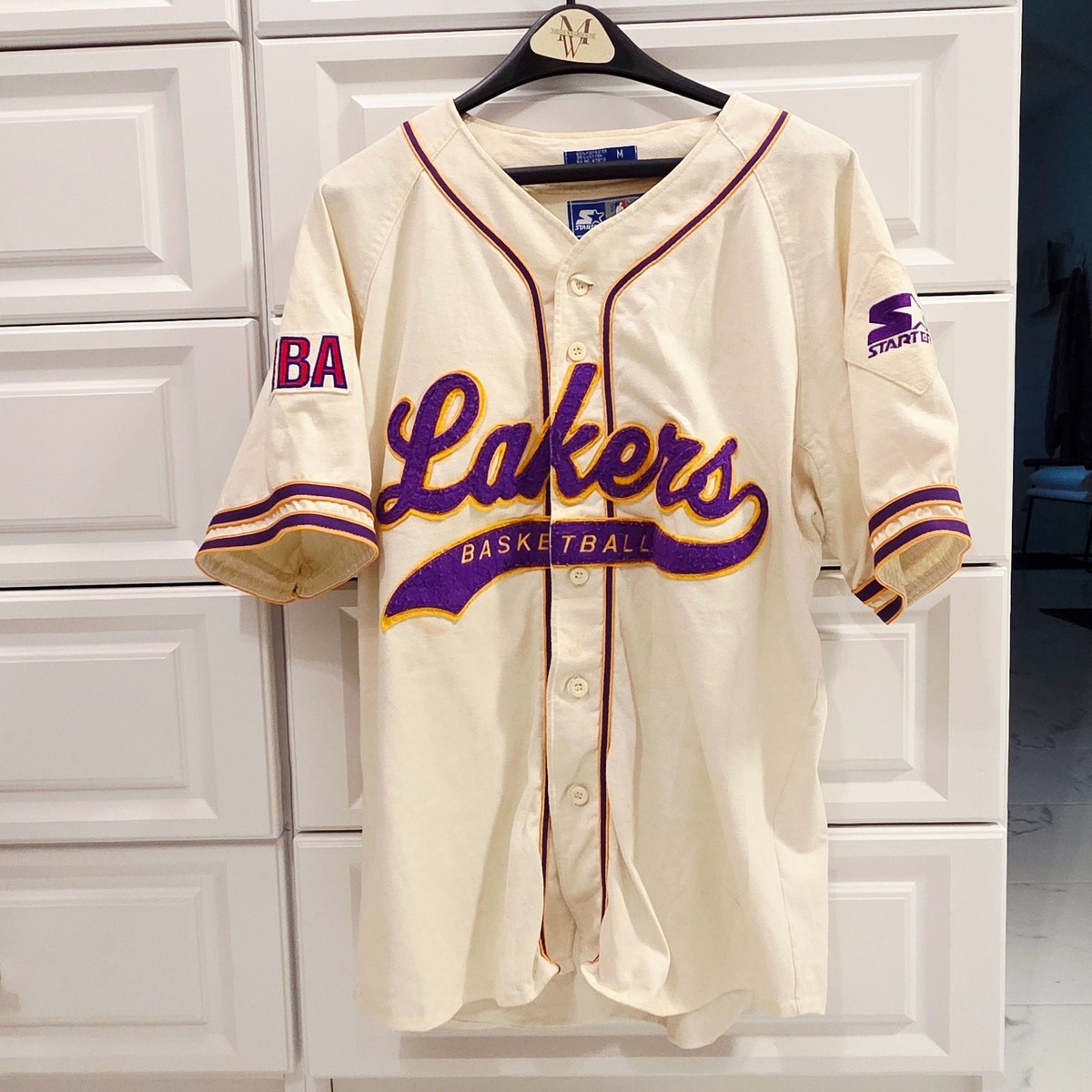 Starterデッドストックlakersレイカーズvintageスターターold Starter Los Angeles Lakers NBA Jackets for sale | eBay