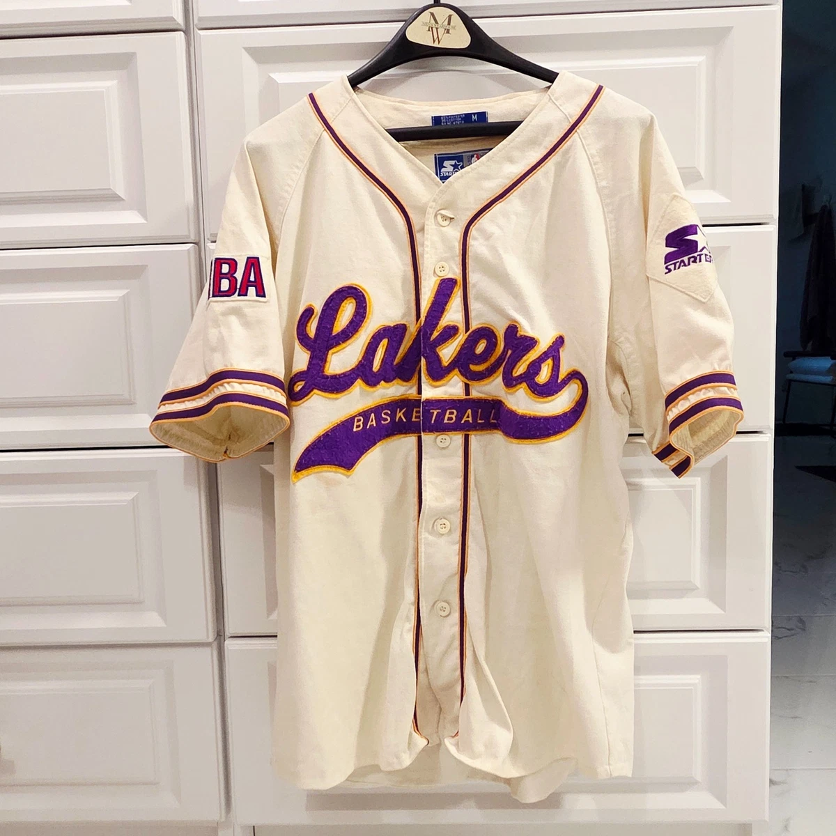 LAKERS S☆ STARTER ゲームシャツ ホッケー NBA レア LAKERS S