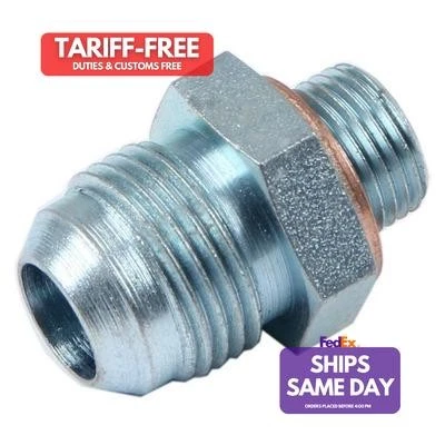 Carter 156385, One Natural Steel #10 Fuel Pump Fitting Performance Racing Parts - Image 1 of 4