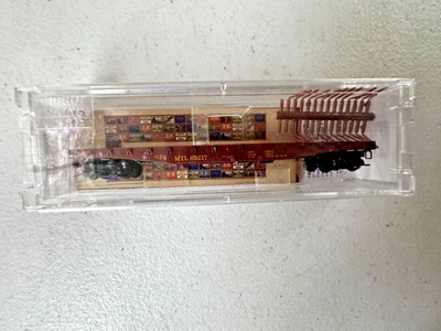 Micro-Trains #049 50 490 N 50' Flat Car-Medford Talent & Lakecreek #63217-NOS - Image 1 of 4