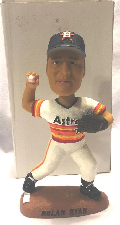 Columbus Clippers Nolan Ryan 2005 "camiseta retro de los Astros" SGA Bobblehead ~ nueva en caja Foto 1 de 1
