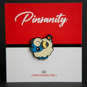 MAreep süße Anstecknadel - schneller Versand aus USA - Brosche - Pokemon einfach gezeichnet - Bild 1 von 2