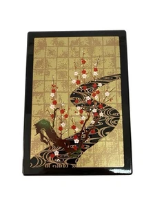 Vintage Aizu Telephone & Address Book Lacquered Japanese Organiser In Box - Picture 1 of 5