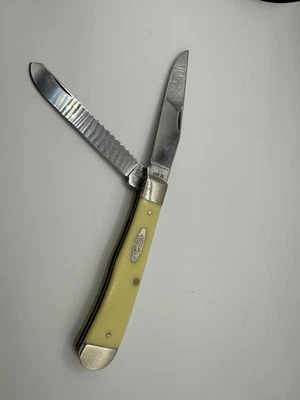 Case Cutlery CA161 Pocketknife - Trapper Yellow - Image 1 of 3