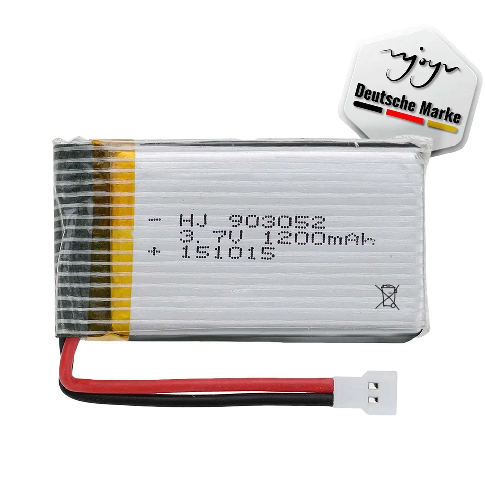 NJOYN 1200mAh Upgrade-Akku für Syma X5SC, X5SW, MJX Quadcopter, Ersatzteil, Ersatzakku