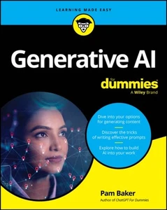 Generative AI For Dummies by Pam Baker (Paperback Book) - Picture 1 of 1