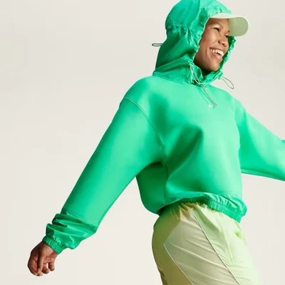 Tamanho XL- Adidas POR STELLA MCCARTNEY JAQUETA REPELENTE DE NEOPRENE TRUENATURE, Verde Brilhante - Imagem 1 de 4